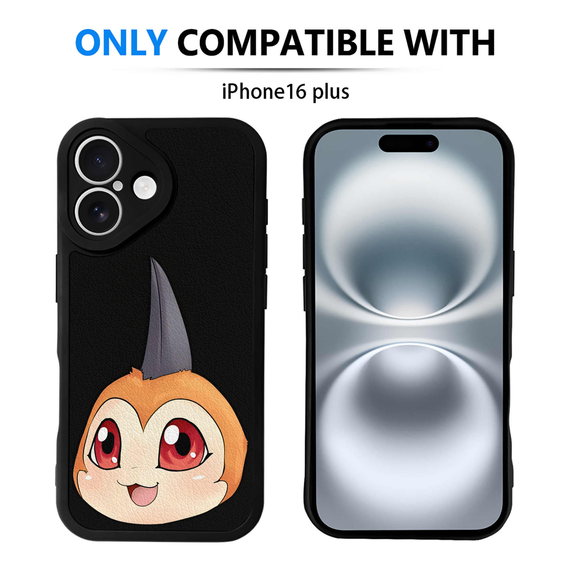 （画像用） Digimon デジタルモンスター/デジモン 【iPhone 16シリーズ対応】シリコンスマホケース（レザー調） 材質：シリコン
